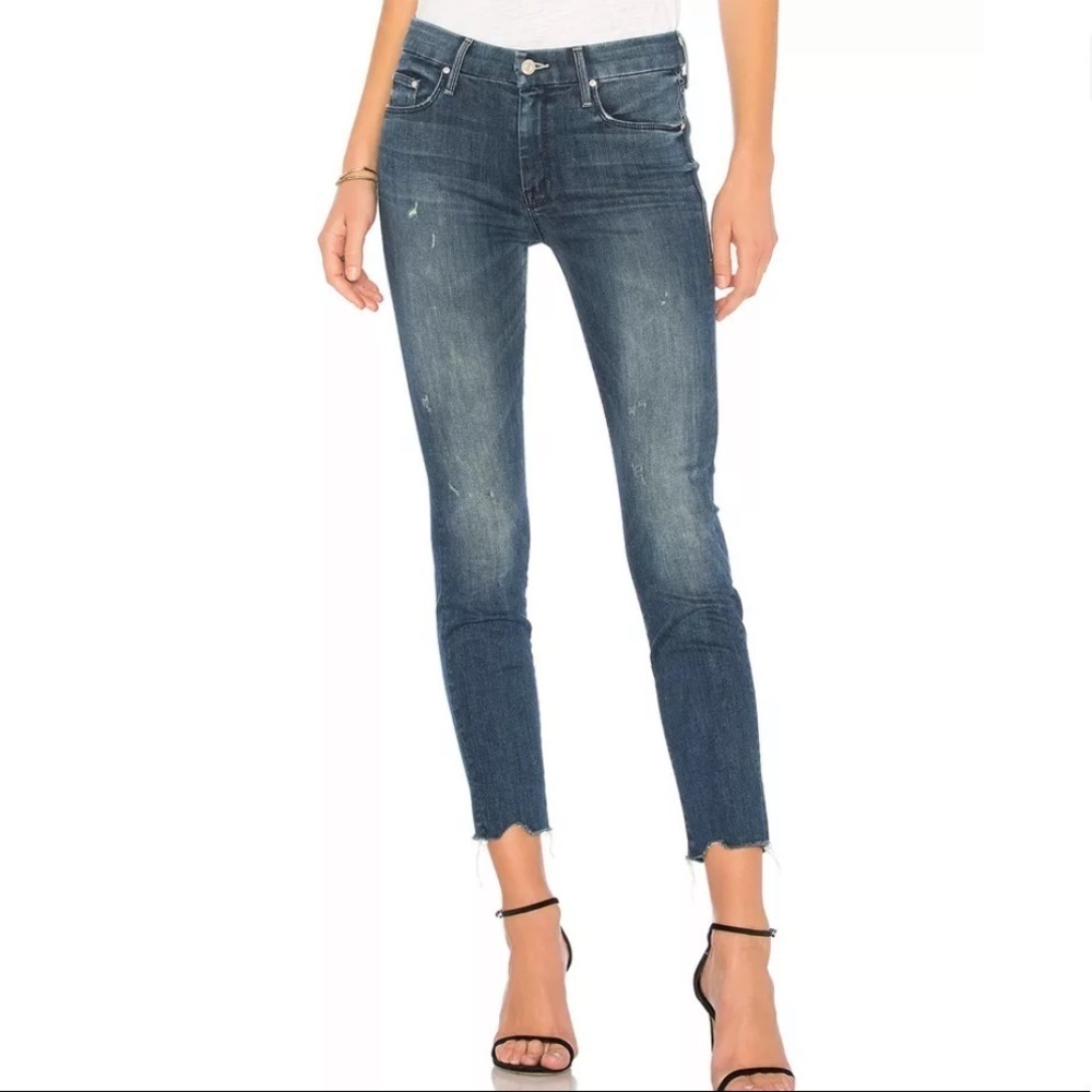 Mother Looker Ankle Chew In Breaking The Law Jean